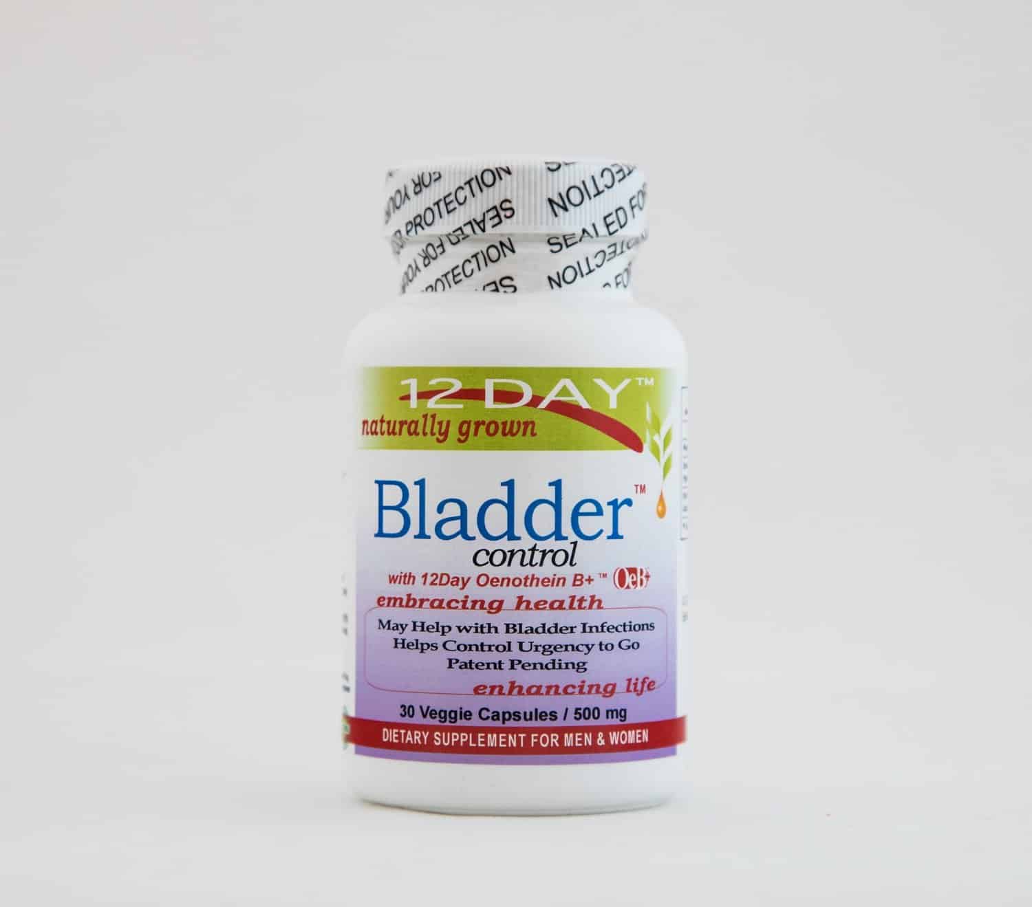 12Day Bladder Control Supplement for Women Information