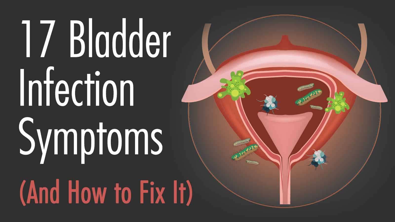 17 Bladder Infection Symptoms (And How to Fix It)