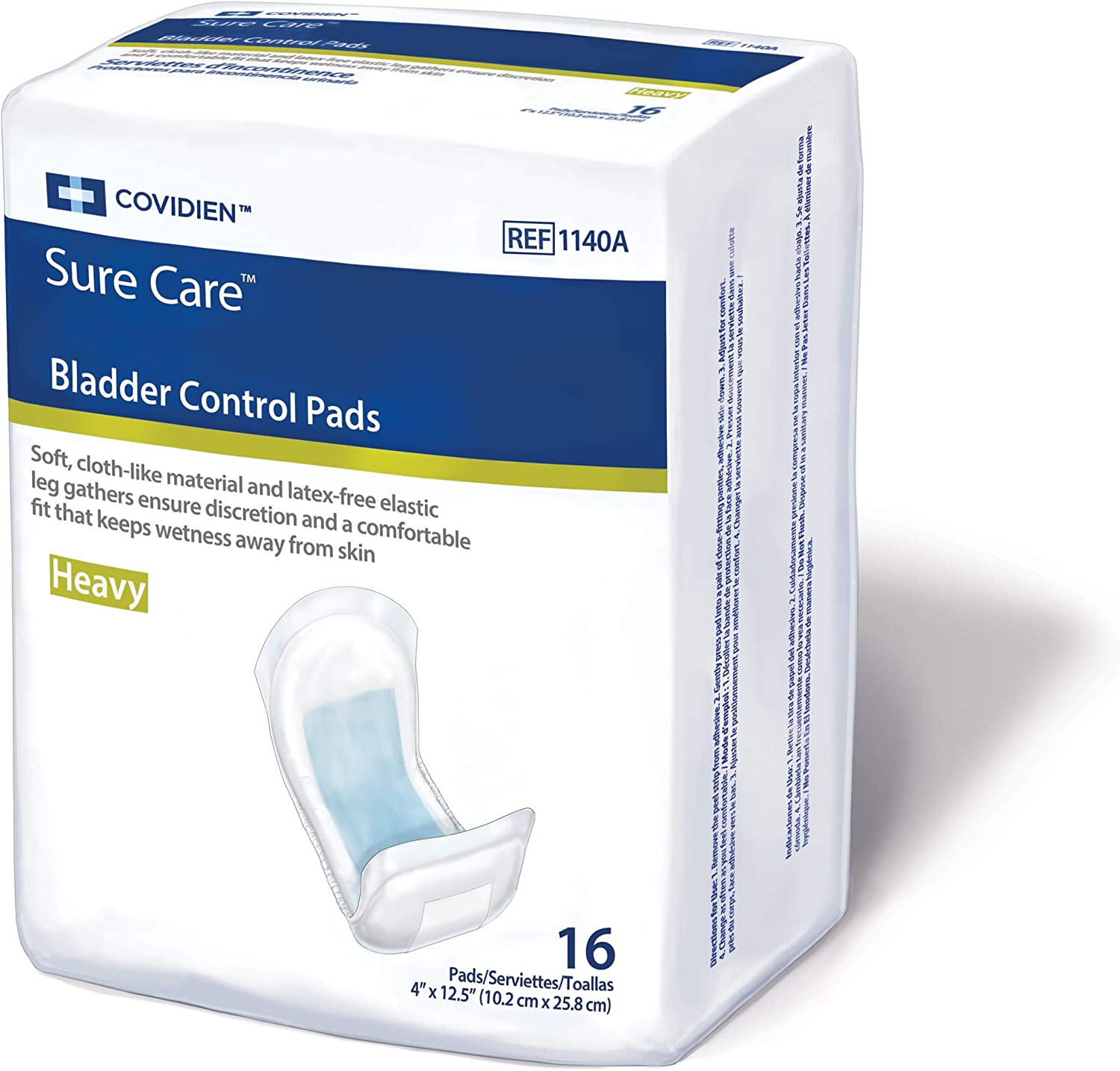 Amazon.com: Covidien Bladder Control Pad Surecare 12.5 Inch Length ...
