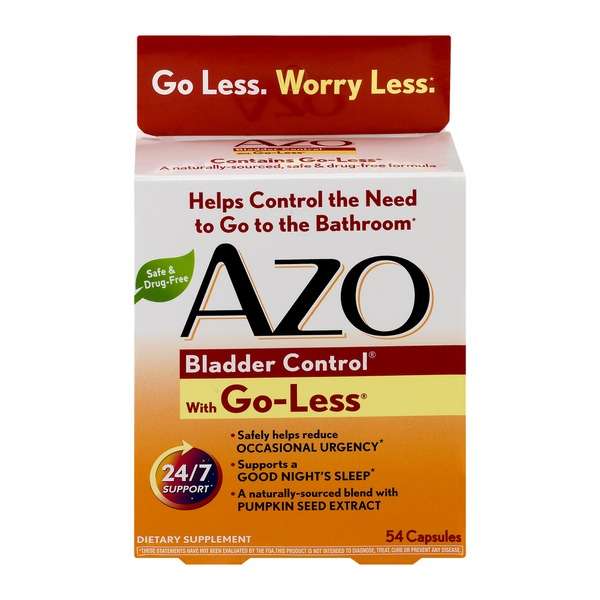 AZO Bladder Control Capsules with Go