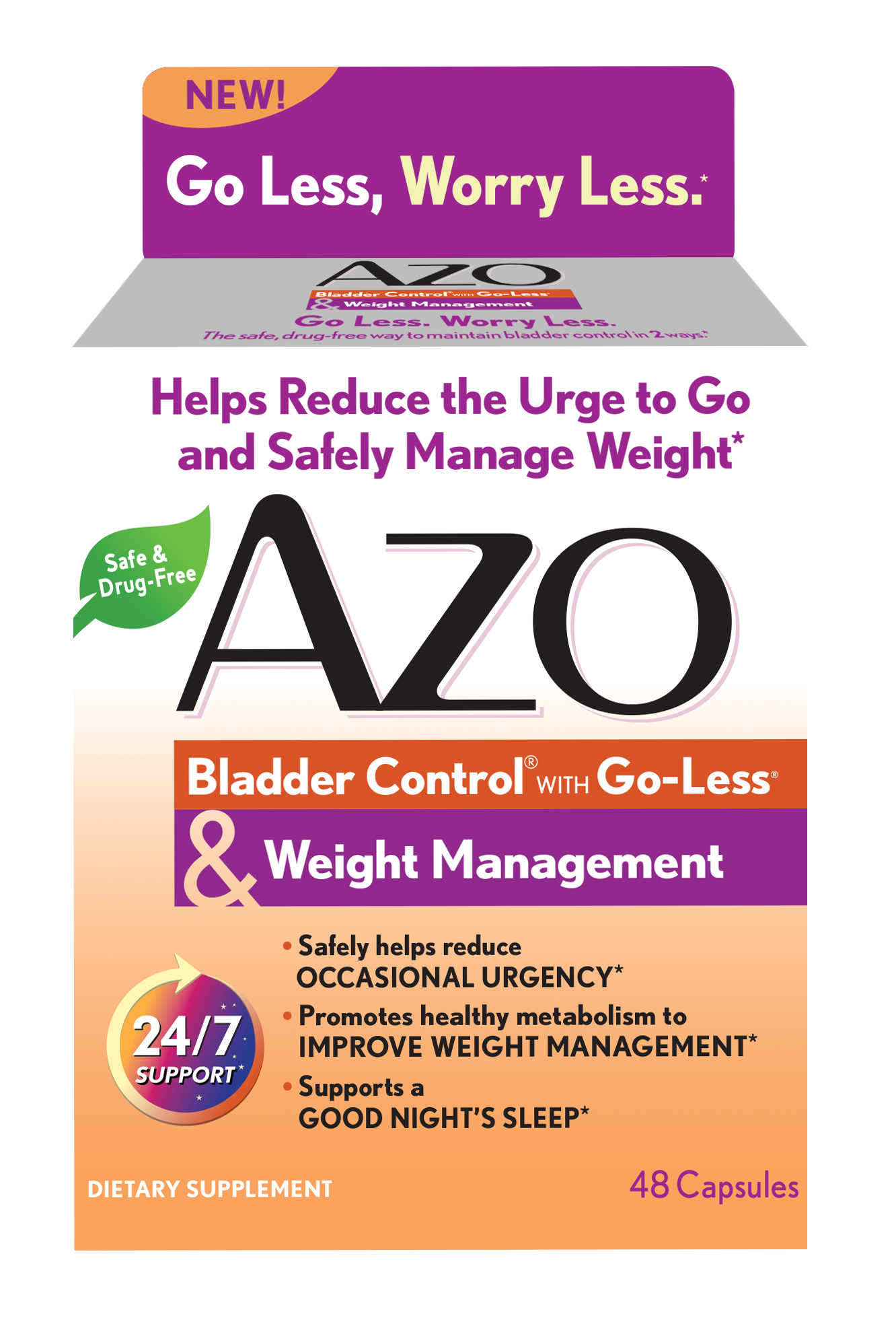 AZO Bladder ControlÂ® Supplement For Weight Management*