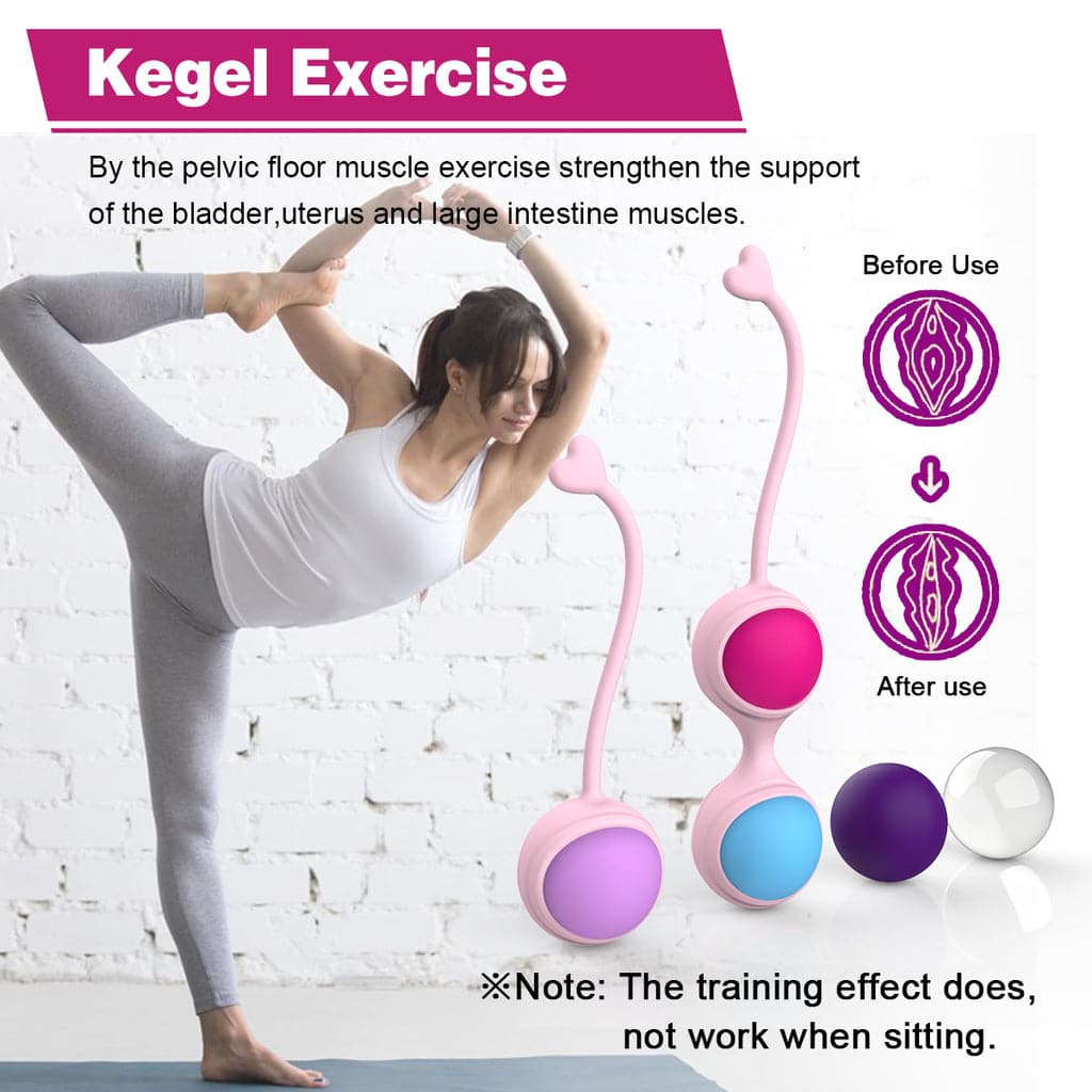 Bladder Control Pelvic Floor Exercises Kegel Ball Set For Women  YOSPOSS