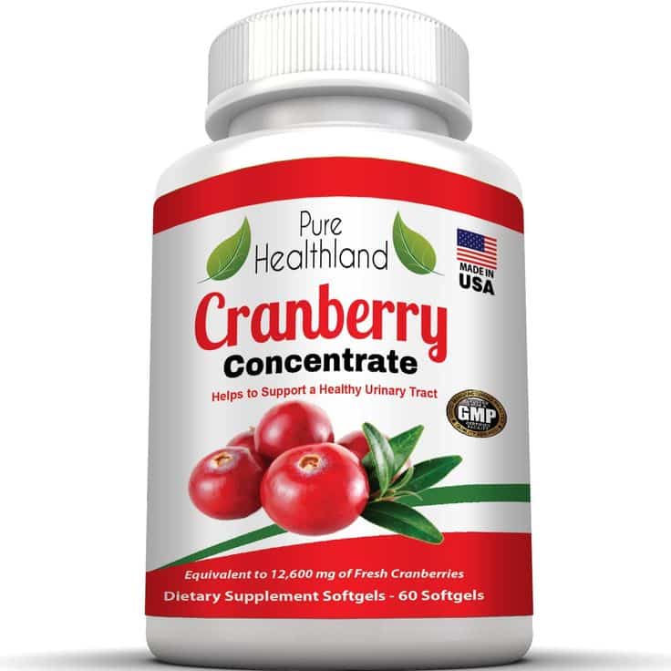Cranberry Concentrate Supplements Pills for Urinary Tract Infection UTI ...