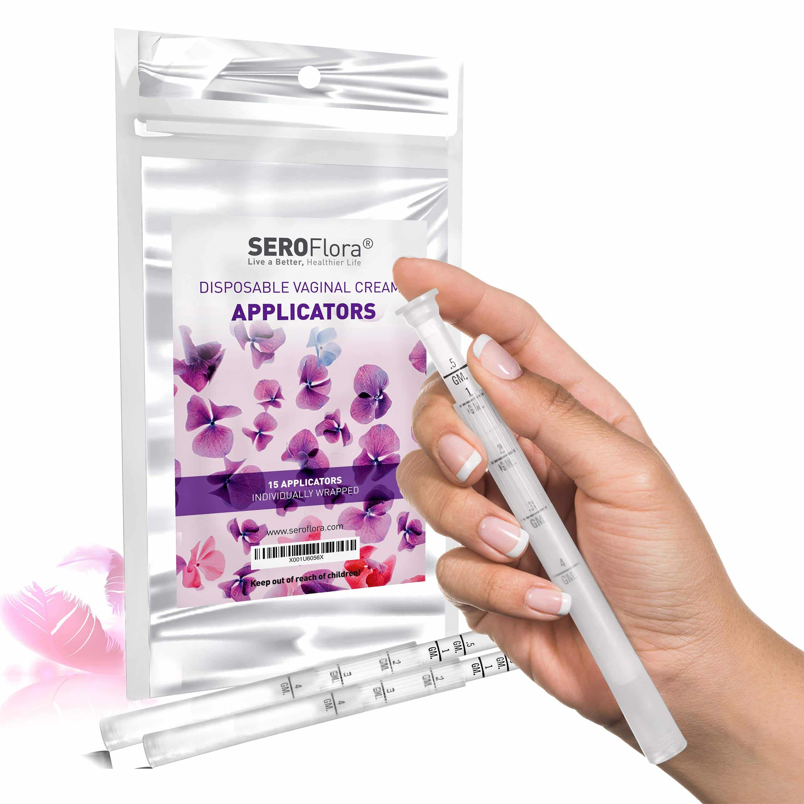 Disposable Vaginal Cream Applicators (30 Pack) fit Premarin, Estrace ...