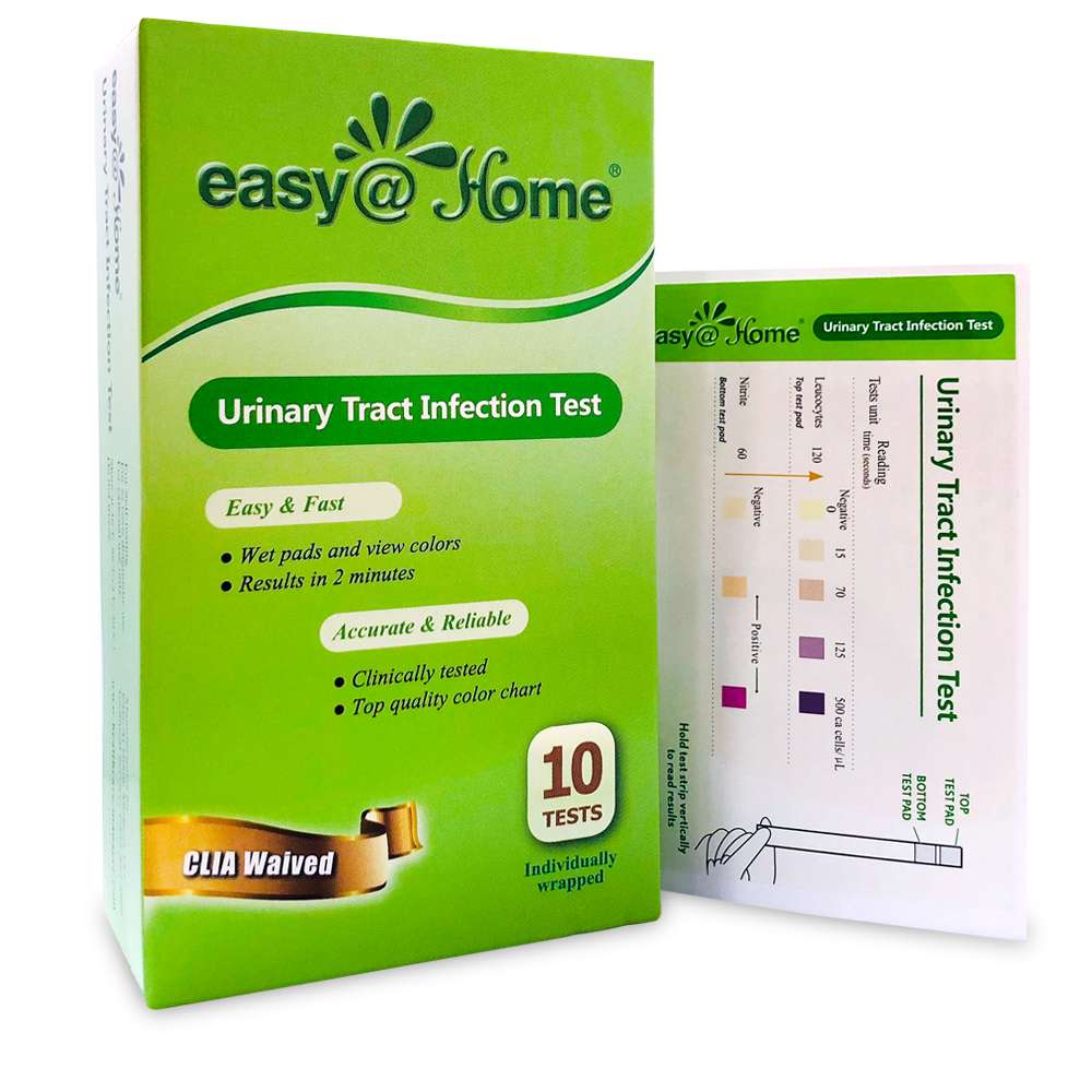 Easy@Home UTI Test Strips Urinary Tract Infection 10 ...