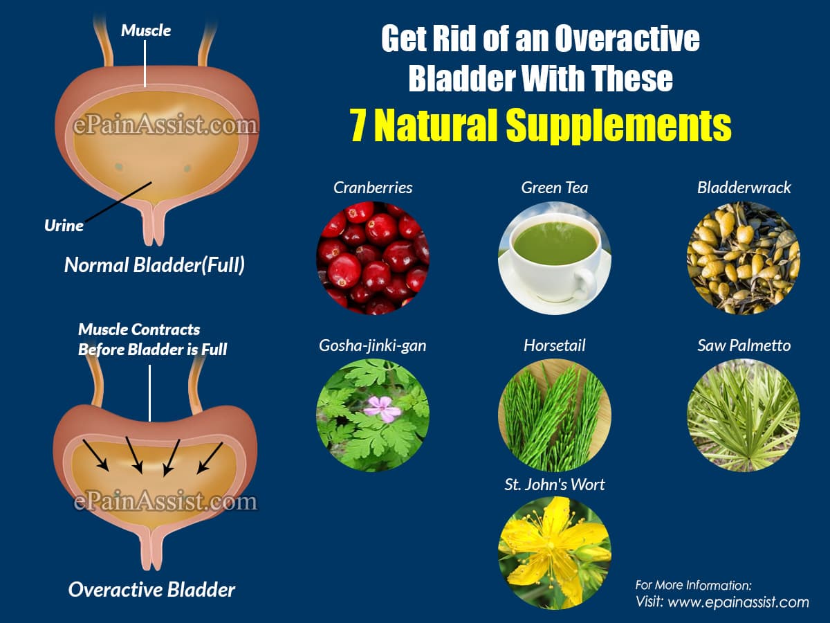 Get Rid of an Overactive Bladder With These 7 Natural Supplements