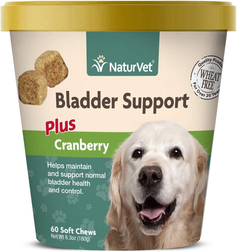 Healthy Bladder Support Supplement for Dogs, Soft Chews with Cranberry ...