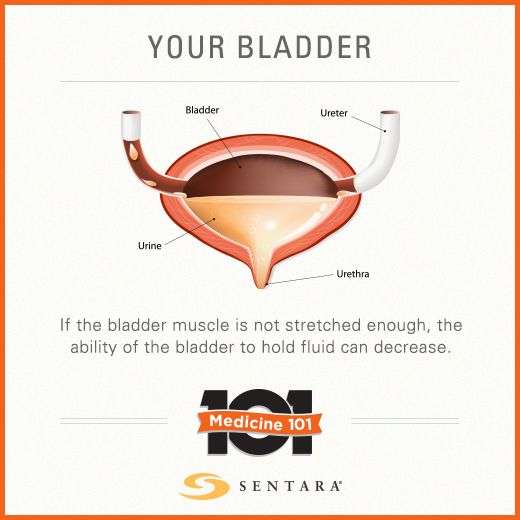 How often you \" go\"  could cause bladder issues ...