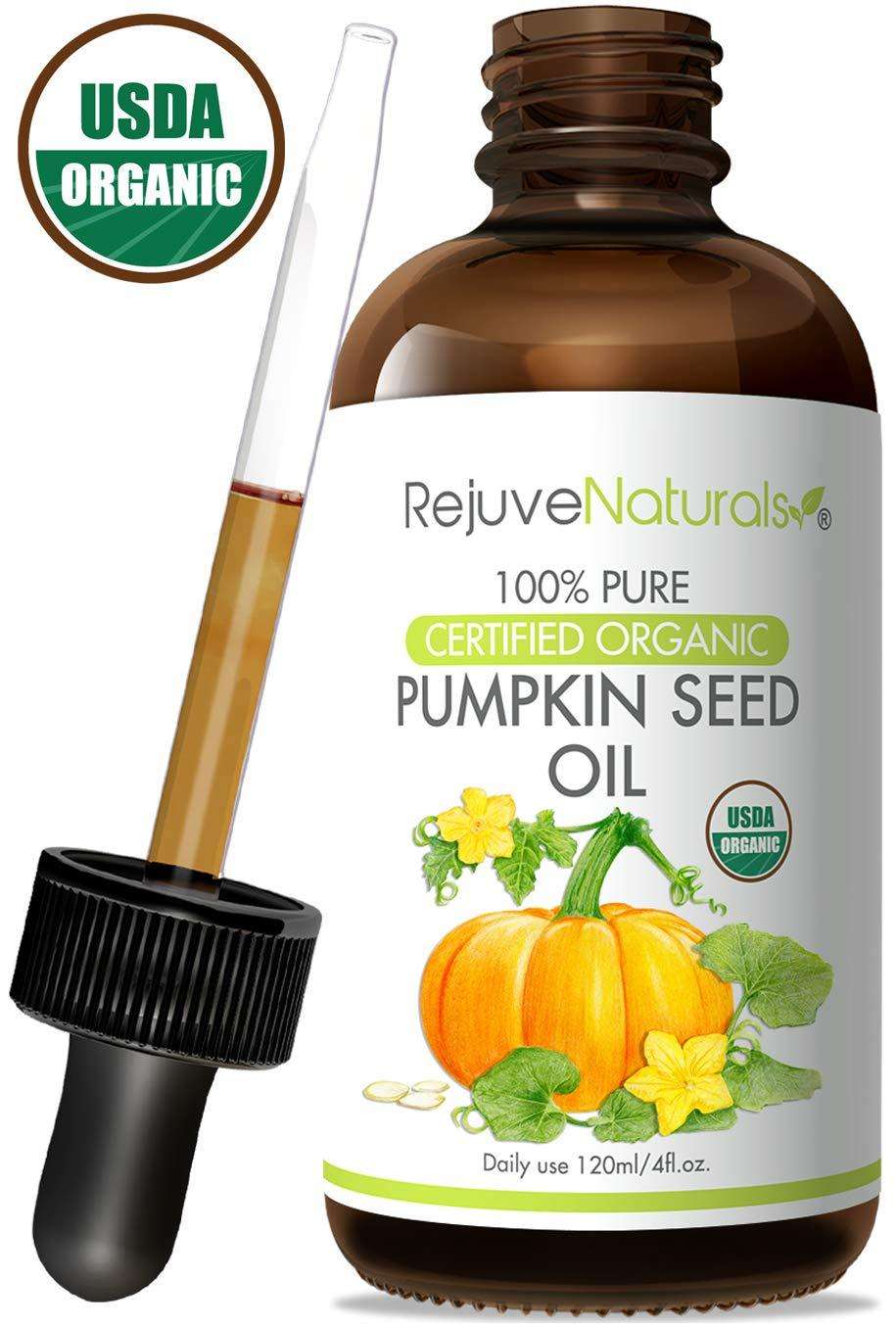 Organic Pumpkin Seed Oil (4oz) USDA Certified Organic, 100 ...