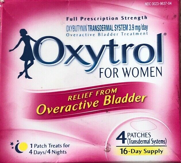 Oxytrol for Women Overactive Bladder Relief Patches 4 Ct ...