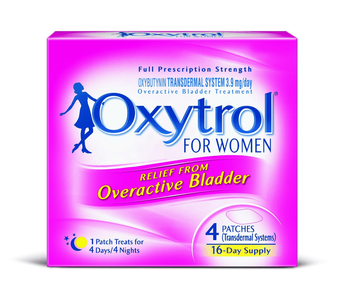 Oxytrol for Women Overactive Bladder Transdermal Patch, 4 Count ...