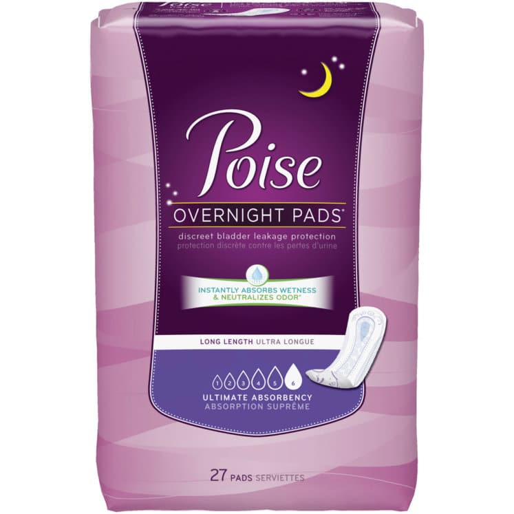 POISE Ultimate Absorbency Overnight Bladder Leakage Pads