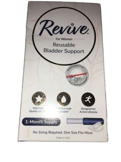 Revive Reusable Bladder Control Support for Women 1 Month Supply One ...